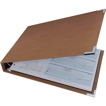 Davis Group 3up US Check Binder - Tan 3UPAM-09